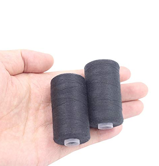 Black and White Sewing Threads for Machine and Hand Sewing Accessories