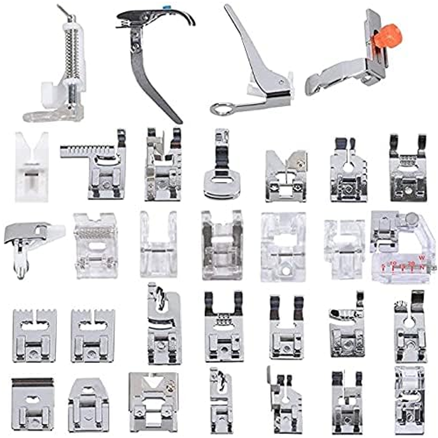 32 Sewing Machine Presser Foot Feet Kit