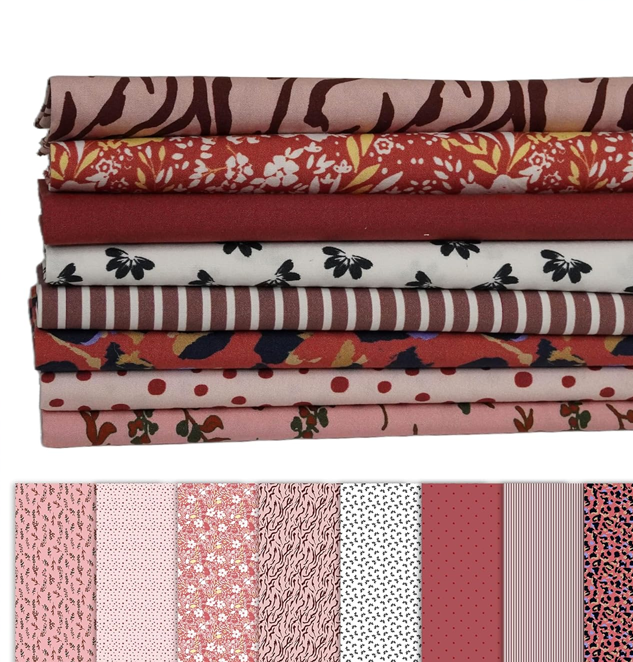 Patchwork- 100% Cotton Pre-Cut Quilting Fabric Multicolor