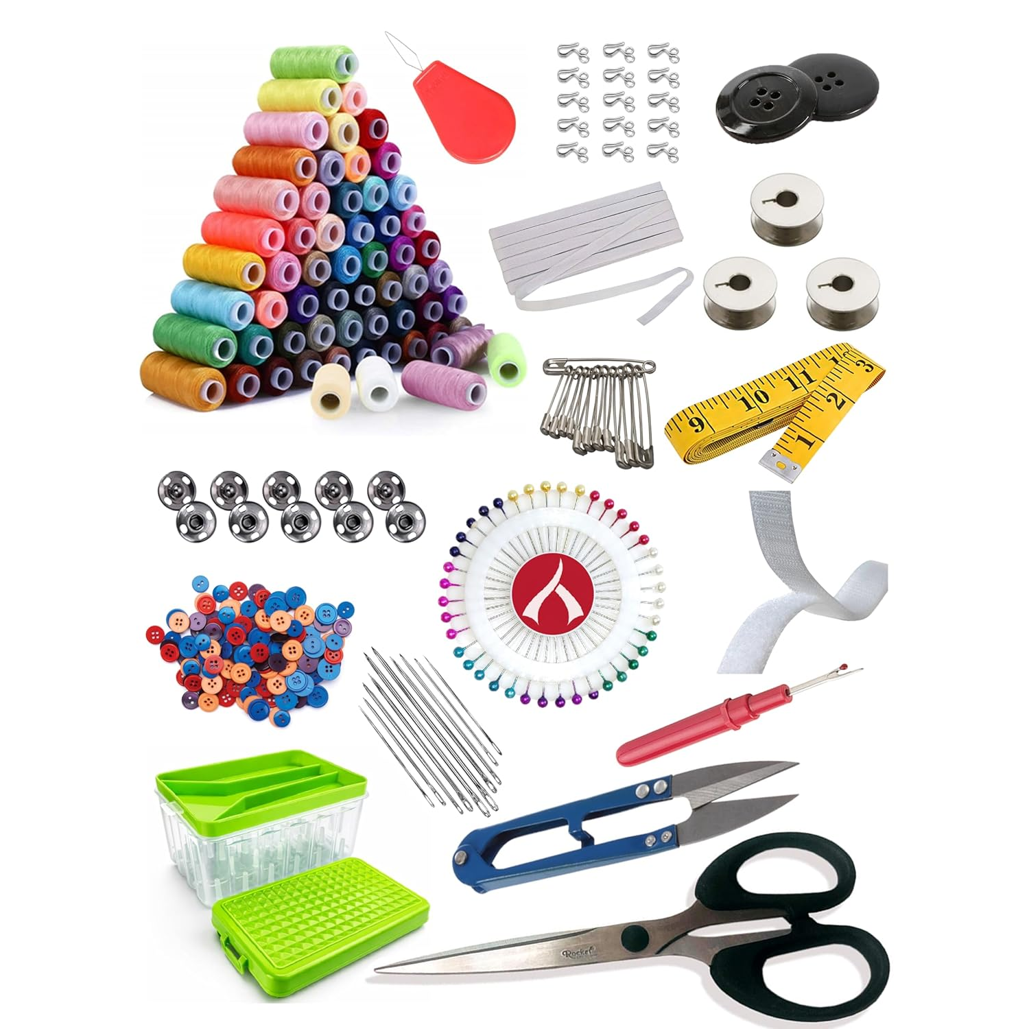 Double Layer Tailoring Sewing Kit Box