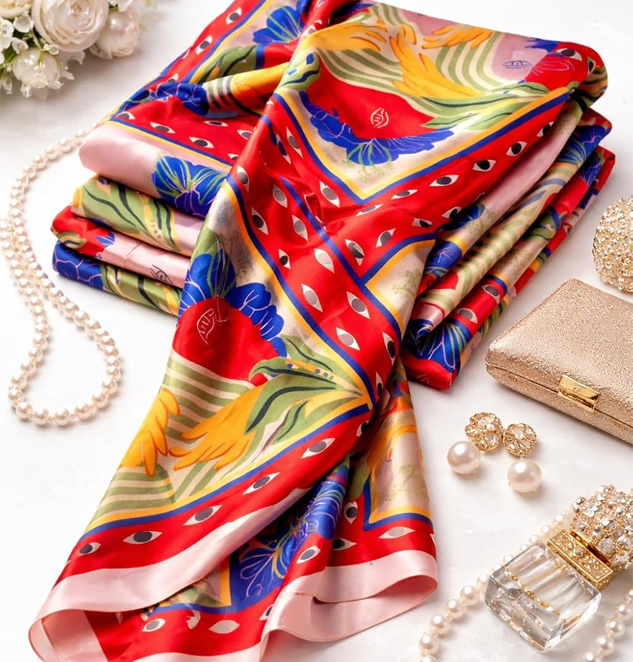 Pure Natural Crepe Digital Print Fabric