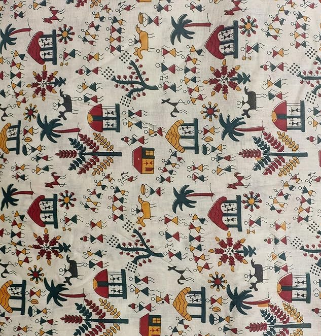 Pure Cotton Printed Kurti Fabric