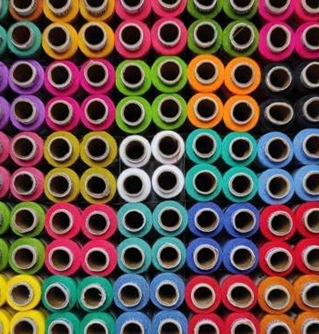 Cotton Threads Fast Premium Shade Spools for Machine and Hand Stitching, Tailoring