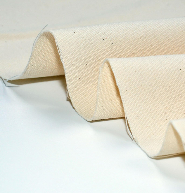 Cotton Duck Cloth Fabric Durable, 10 Oz Natural Canvas Material 60