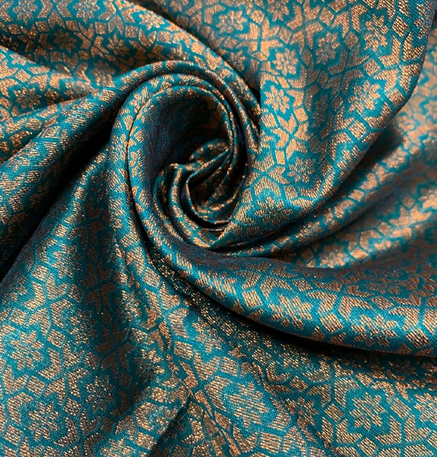 Jacquard Designer Fabric Perfect for Blouse & Kurti