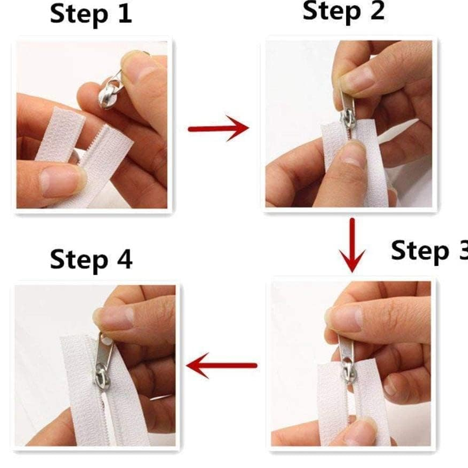 On Blow Steel Zip Slide Runners Combo Pack Zipper