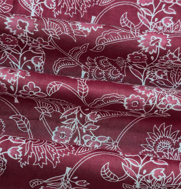 Floral Printed Pure Cotton Unstitched Dress