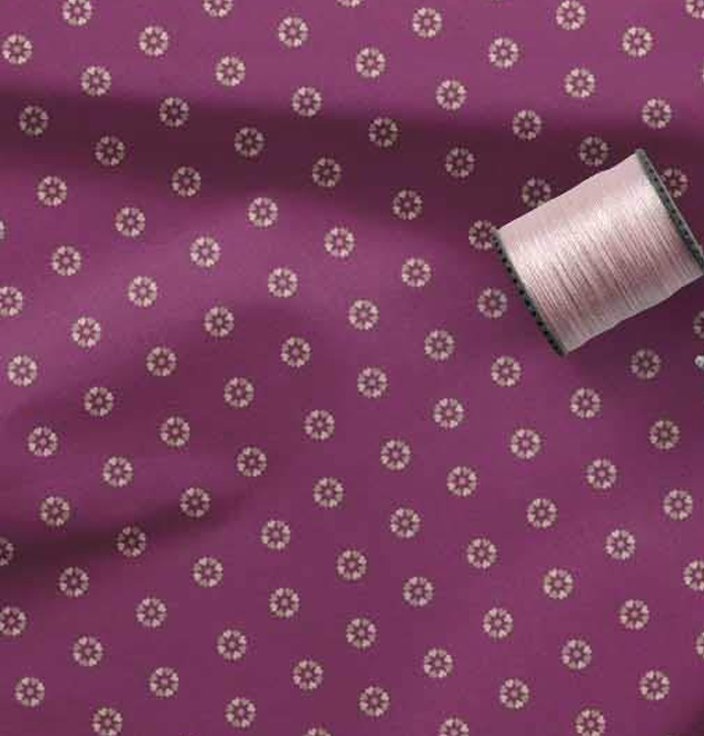 Chiffon Fabric Dot & Heart Print Fabric by 42 Inch Wide
