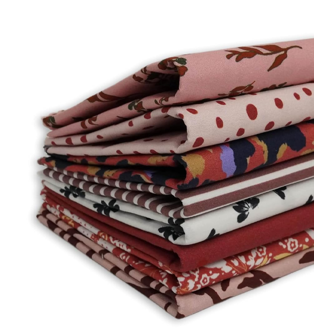Patchwork- 100% Cotton Pre-Cut Quilting Fabric Multicolor