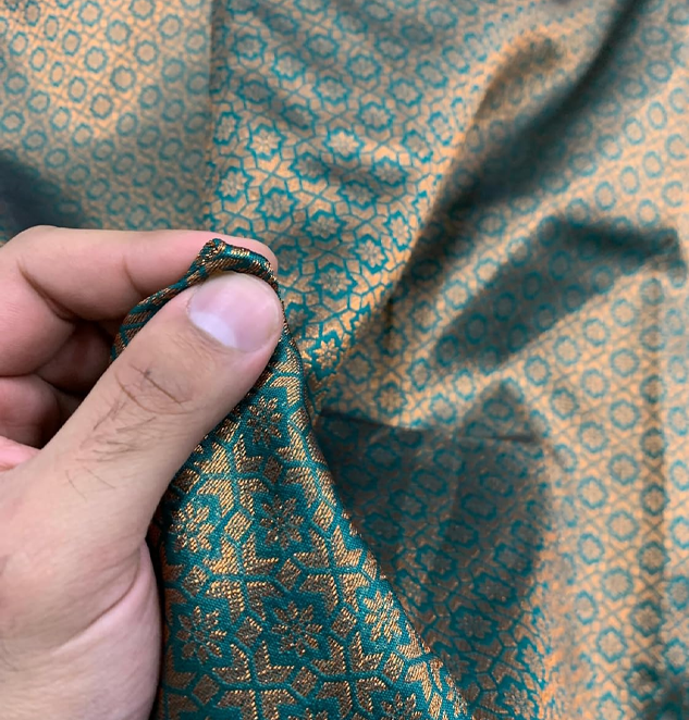 Jacquard Designer Fabric Perfect for Blouse & Kurti