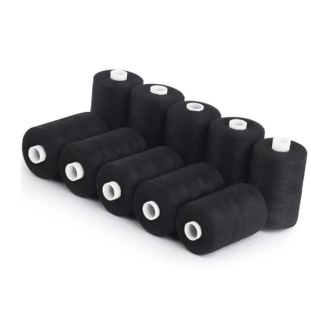 10 Pcs Cotton Polyester Sewing Threads for Tailoring Machine