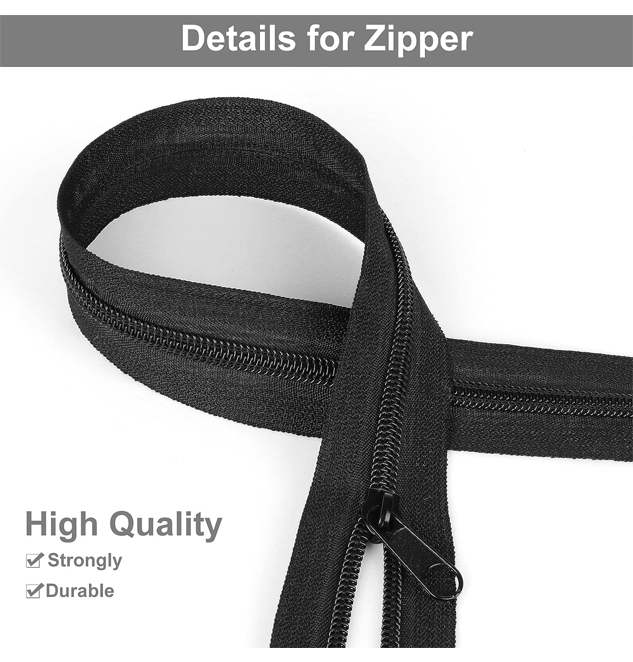 Comfort Nest Zipper Roll 5 Meter (Chain) with 10 Zip Puller