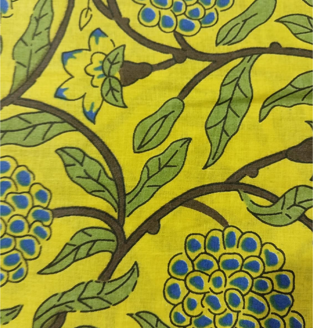 Pure Cotton Dress Making Fabric Material for Women Blouse, Plazzo, Kurti.