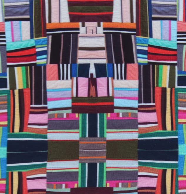 Digital Printed Multicolor Patchwork Poly Canvas Fabric