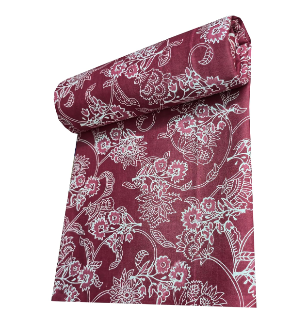 Floral Printed Pure Cotton Unstitched Dress