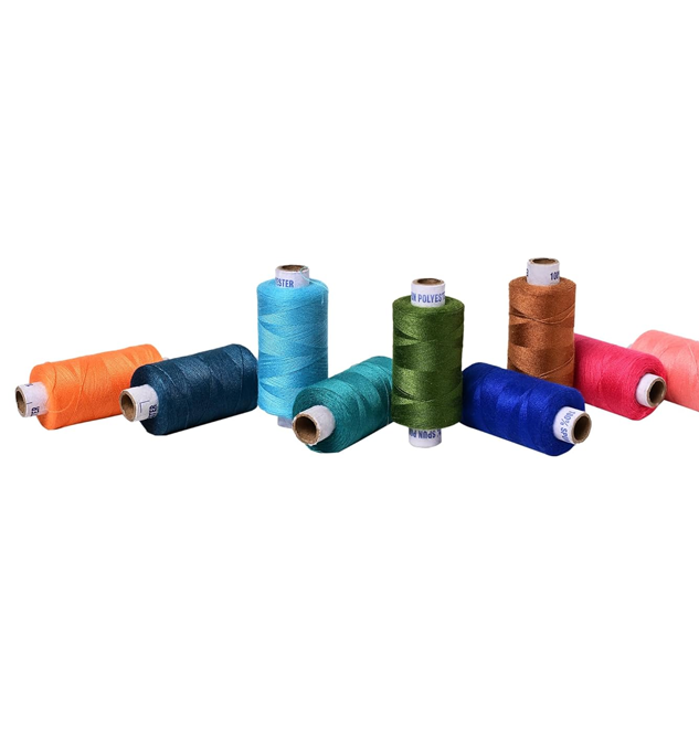 Cotton Threads For Fast Shade Spools For Machine Tailoring