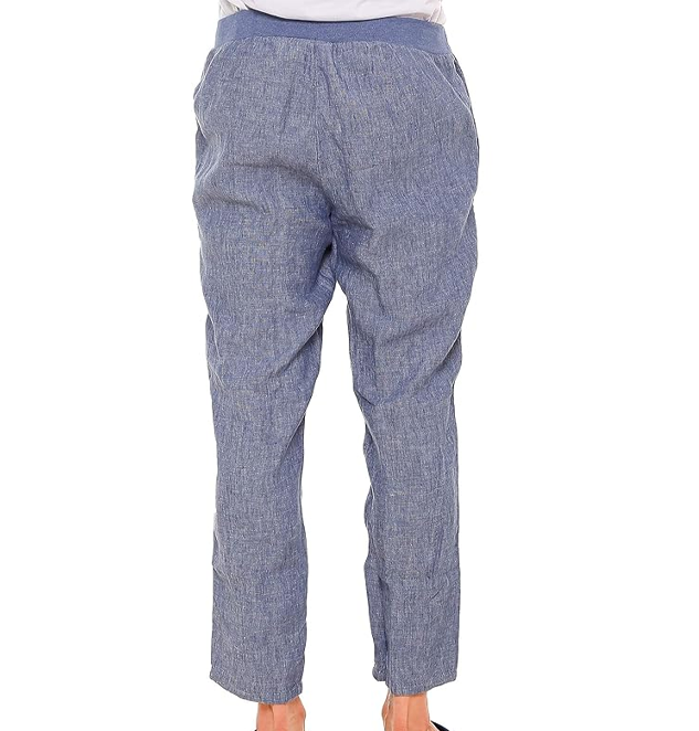 Linen Chambray Solid Plus Size
