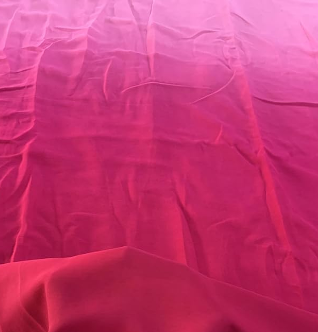 Shaded Georgette Fabric