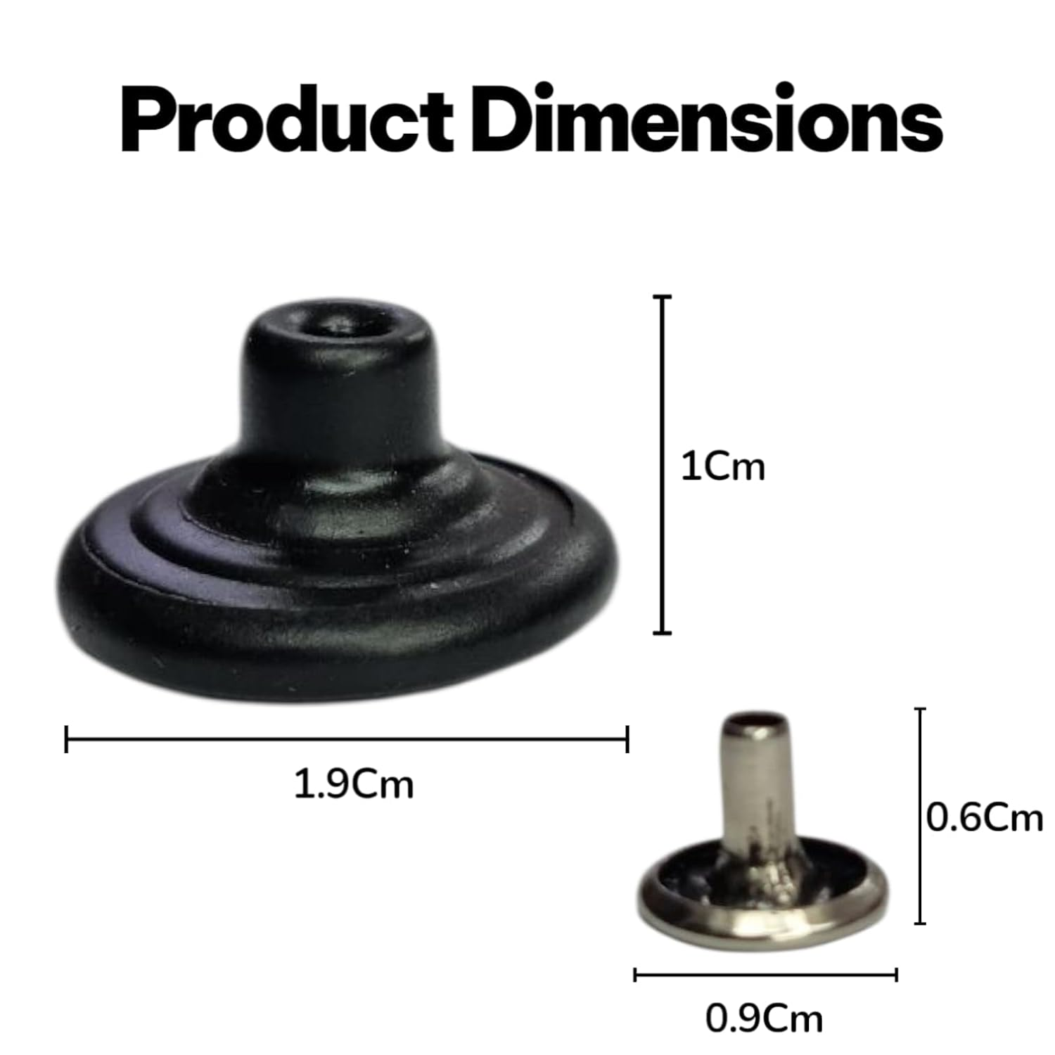 Metal Jeans Buttons for Waist Size Adjustment