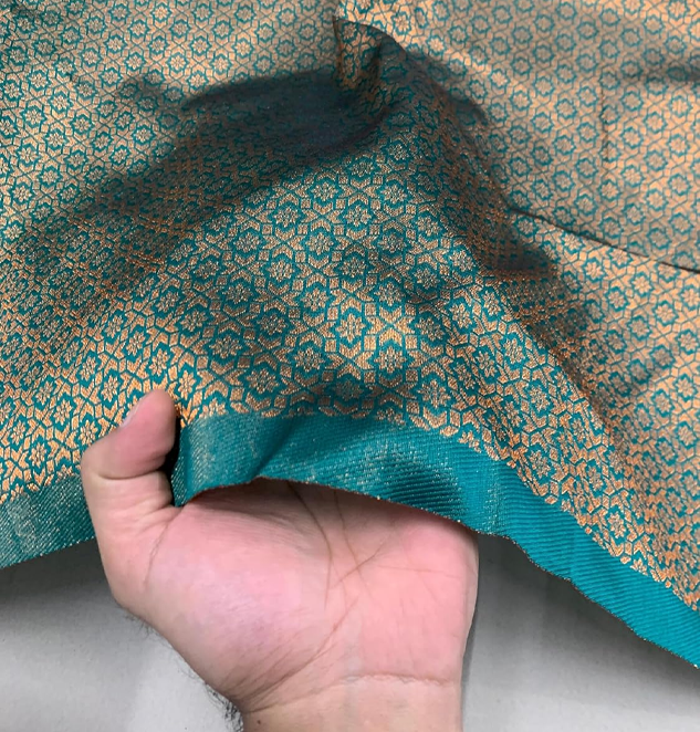 Jacquard Designer Fabric Perfect for Blouse & Kurti