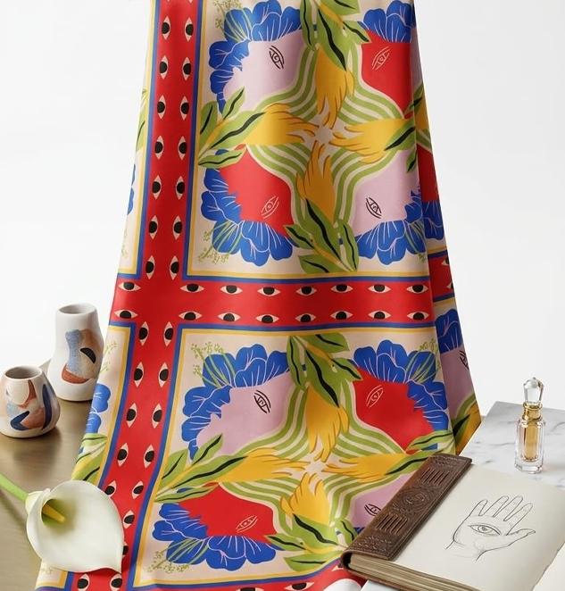 Pure Natural Crepe Digital Print Fabric