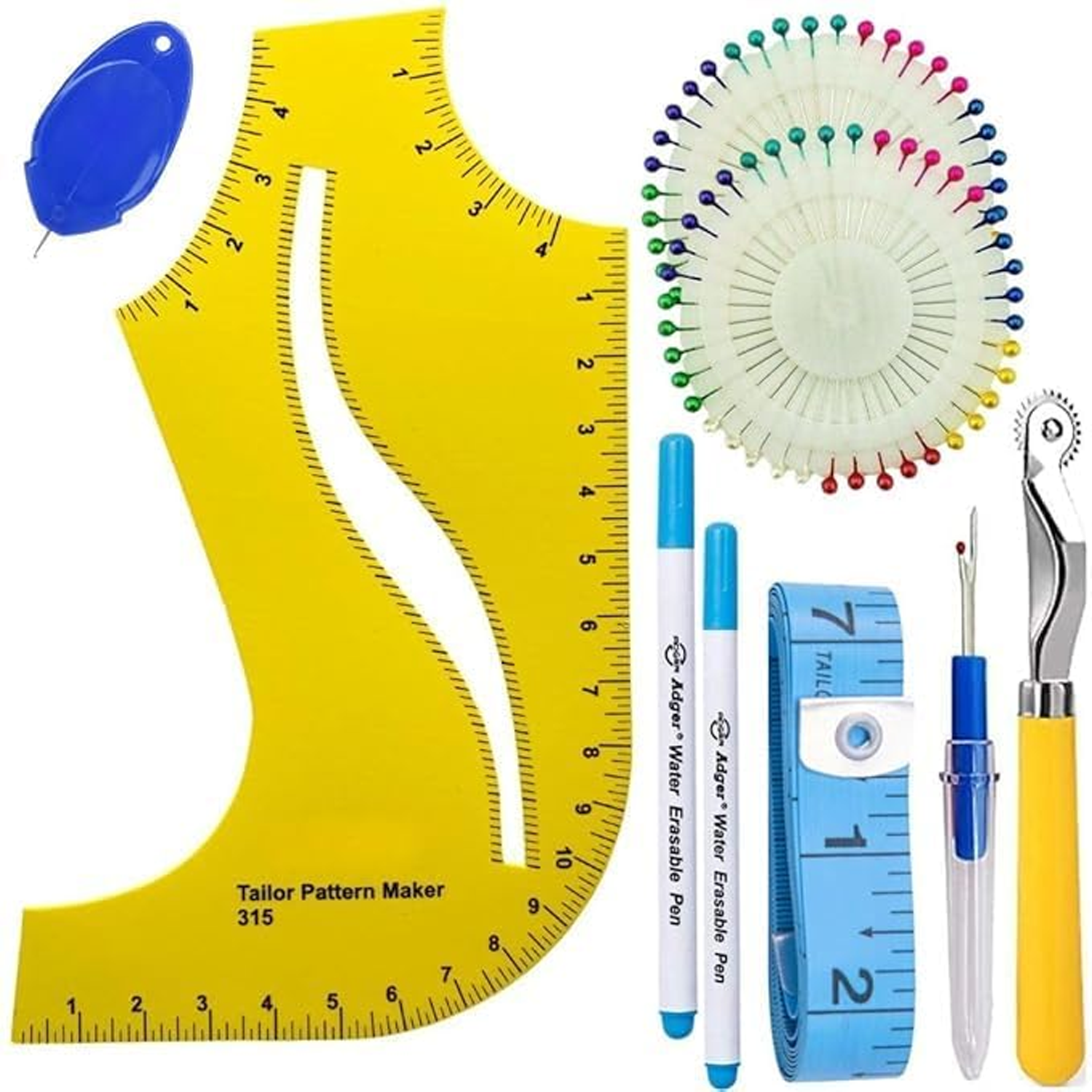Curve Ruler with Measuring Tools, Tailoring Accessories