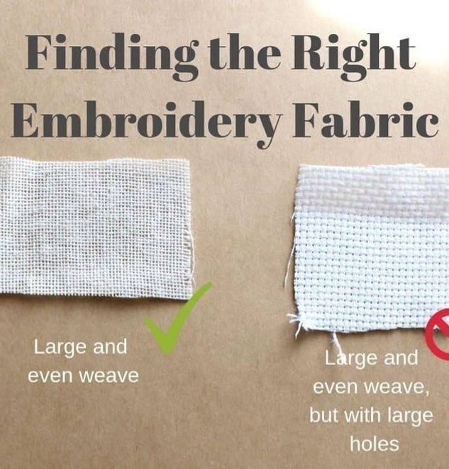 Embroidery Cloth for Punch Needle Art and Crafts 1 Meter