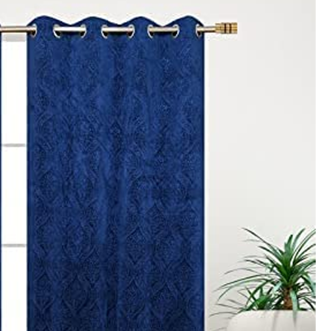 Velvet Embossed Premium Fabric for Curtains Cushions Sofa Cover