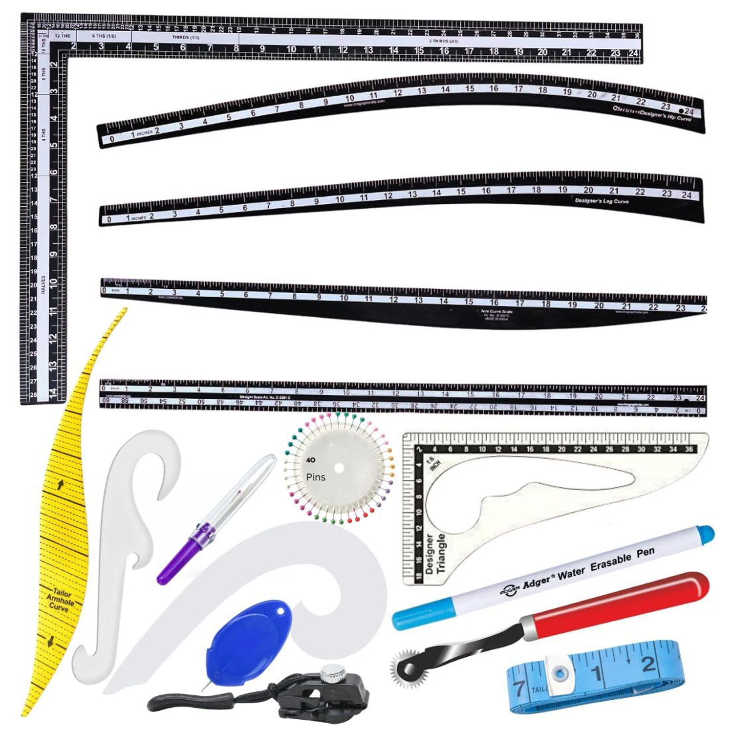 Pattern Making Quilting Tools Set