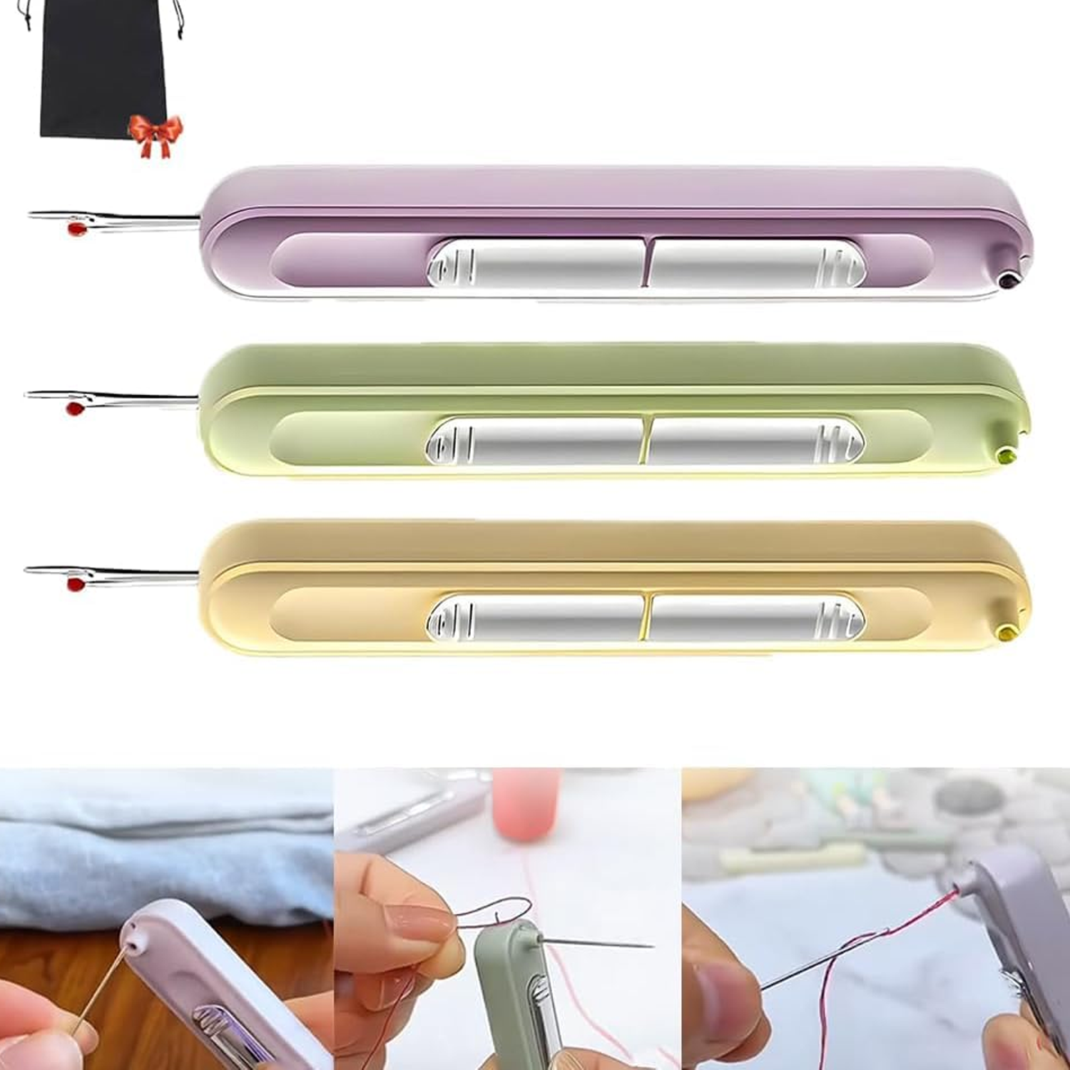 2-in-1 Needle Threader & Seam Ripper Tool