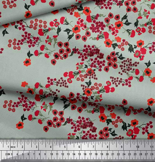 Fabric Leaves Fabric Prints